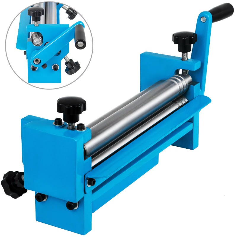 Slip Roll Machine Manual Sheet Metal 12 - SJ300手動スリップローラー、12インチスリップロールマシン（最大20ゲージ鋼板対応）、2つの取り外し可能なローラー付き板金ローラーマシン