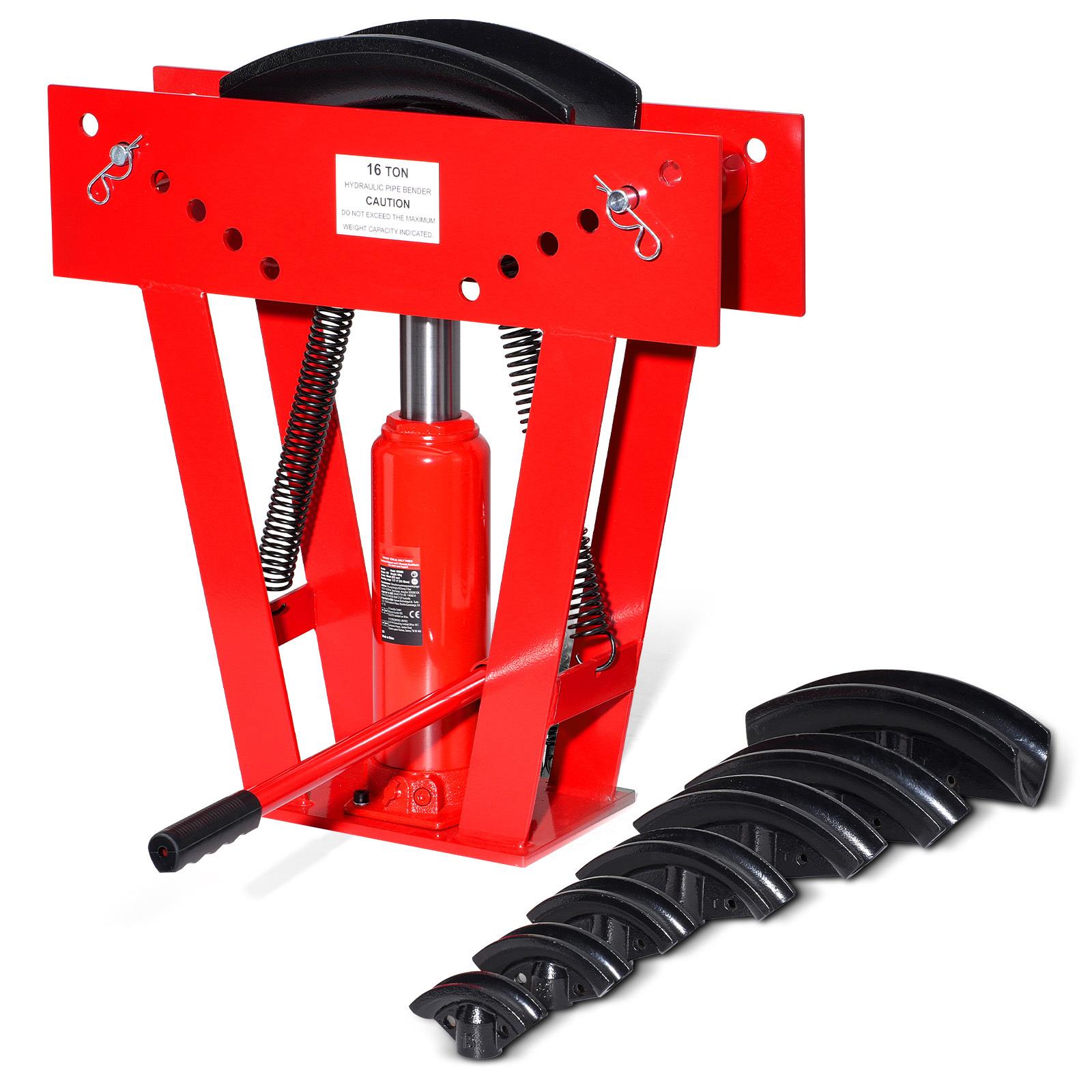 油圧式パイプベンダー 16トン 手動式 銅製排気管曲げ機 8 - Manual Pipe Tube Bender 3/8 To 1 Inch のレビューと価格