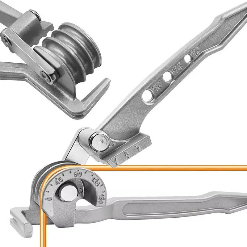 金属パイプベンダー 1/4 5/16 3/8 インチ 3-i - Manual Pipe Tube Bender 3/8 To 1 Inch のレビューと価格