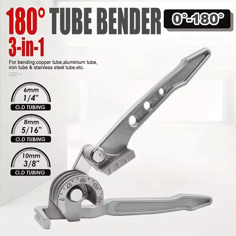金属パイプベンダー 1/4 5/16 3/8 インチ 3-i - Manual Pipe Tube Bender 3/8 To 1 Inch のレビューと価格