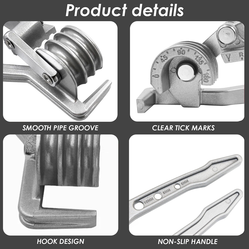 チューブベンダー 3 in 1 手動チューブ曲げ工具 1/4 - Manual Pipe Tube Bender 3/8 To 1 Inch のレビューと価格