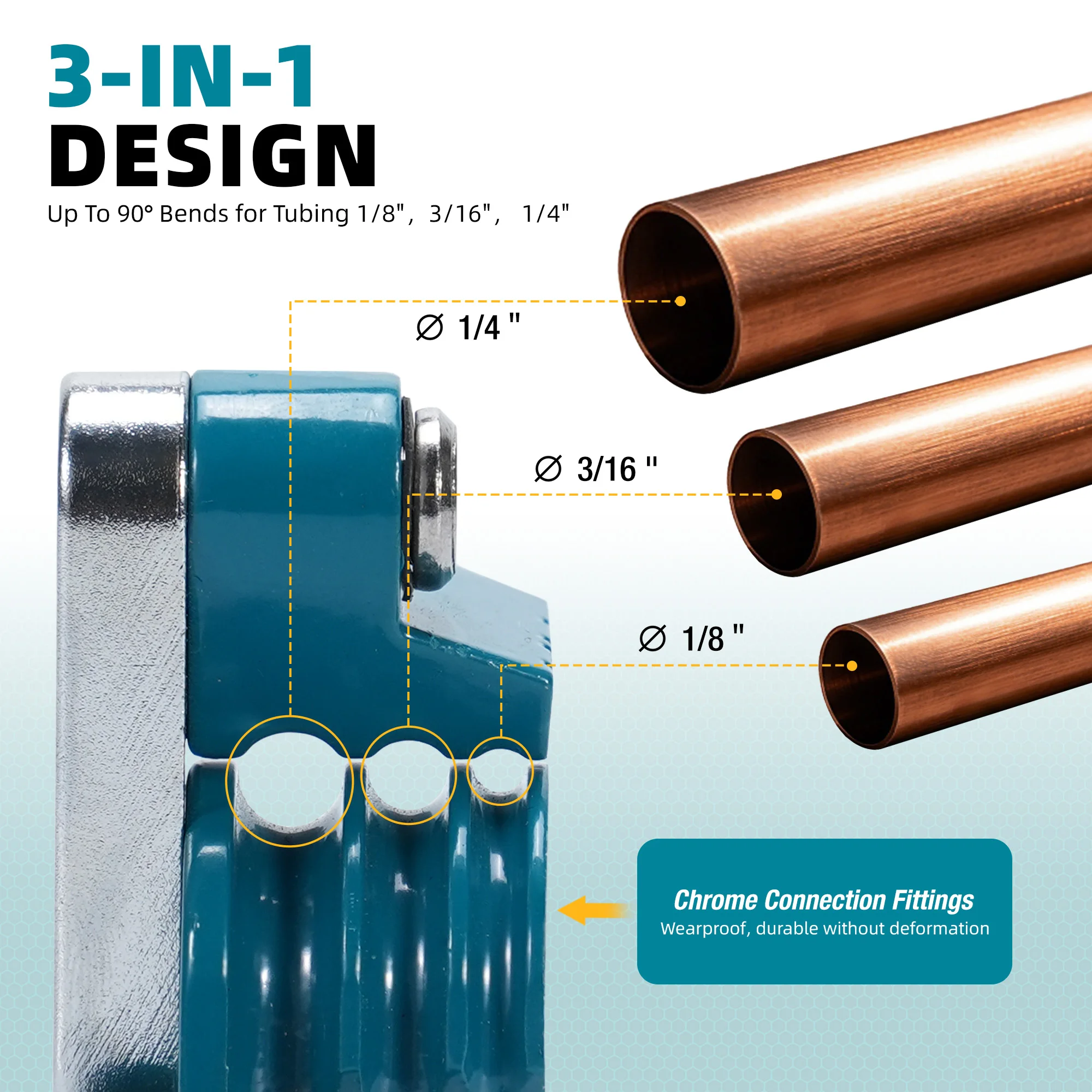 LIBRATON 銅管ベンダー、チューブベンダー 90 °  - Manual Pipe Tube Bender 3/8 To 1 Inch のレビューと価格