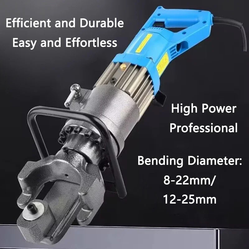 携帯式電動油圧式鉄筋曲げ機 8-22mm/12-25mm。効 - Rebar Bender Electric Portable 25Mm のレビューと価格