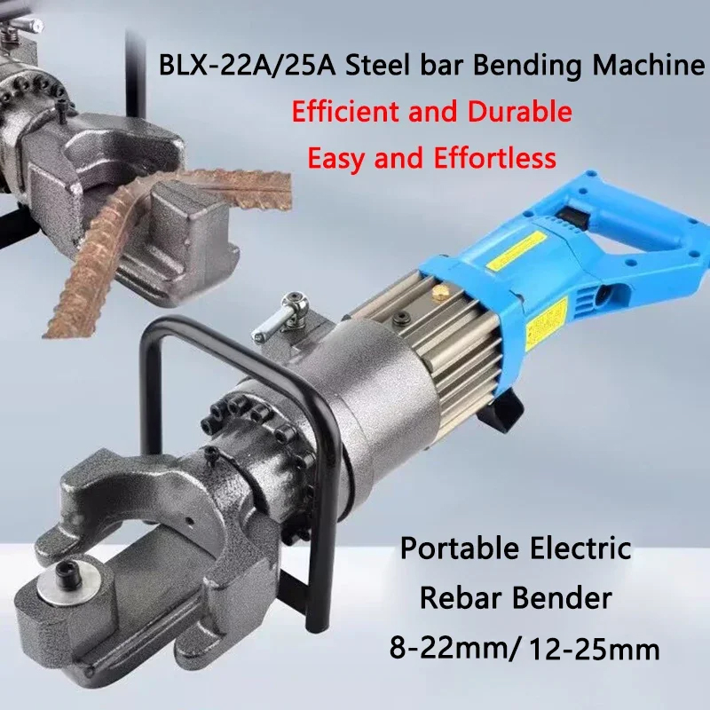 携帯式電動油圧式鉄筋曲げ機 8-22mm/12-25mm。効 - Rebar Bender Electric Portable 25Mm のレビューと価格